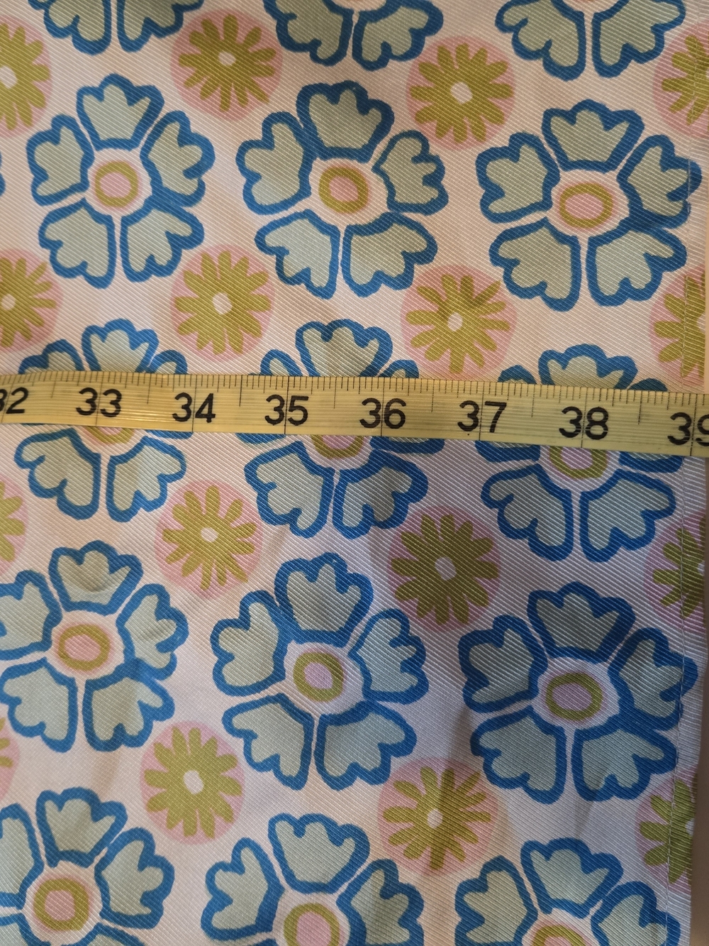 NWT Tory Burch Blue and Green Floral Midi Dress with Beaded Neckline - 8 - Picture 9 of 10